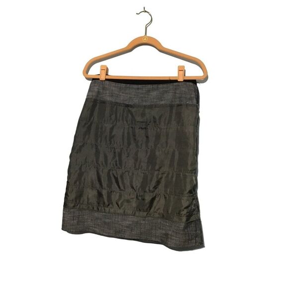 Cato Black Tiered Mini Skirt Size 6 - Picture 7 of 11